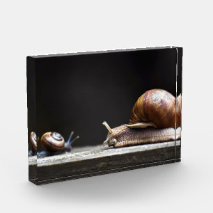 Escargots - Schneckenmuschel Fotoblock