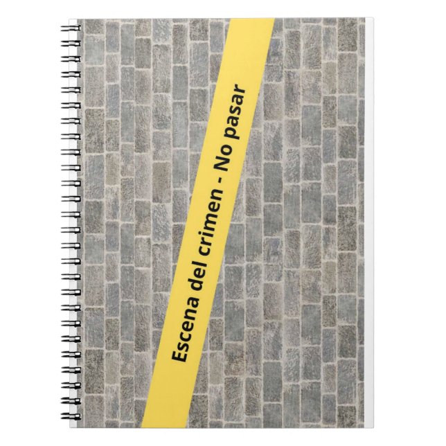 Escena del crimen notizblock (Vorderseite)