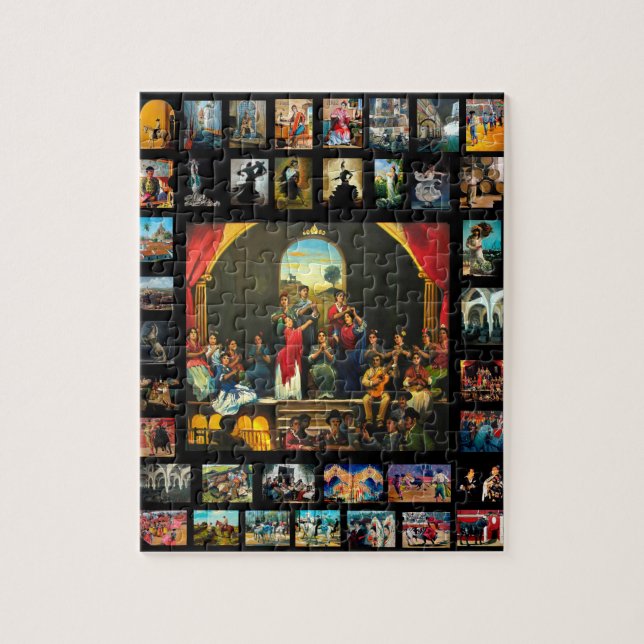 ESCENARIO FLAMENCO PUZZLE (Vertikal)