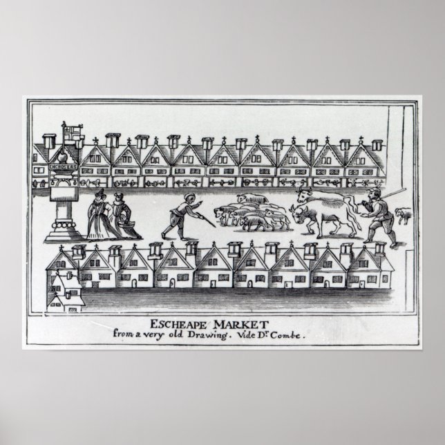 Escheape Market Poster (Vorne)