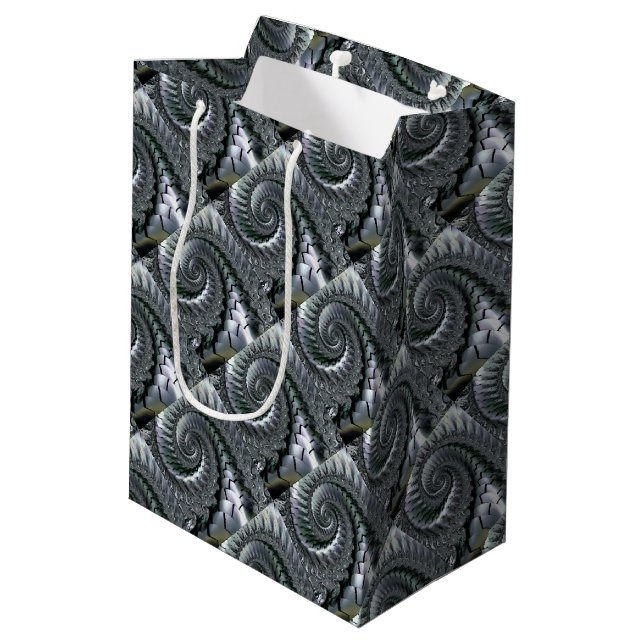 Escheresque Mittlere Geschenktüte (Rückseite Schrägansicht)