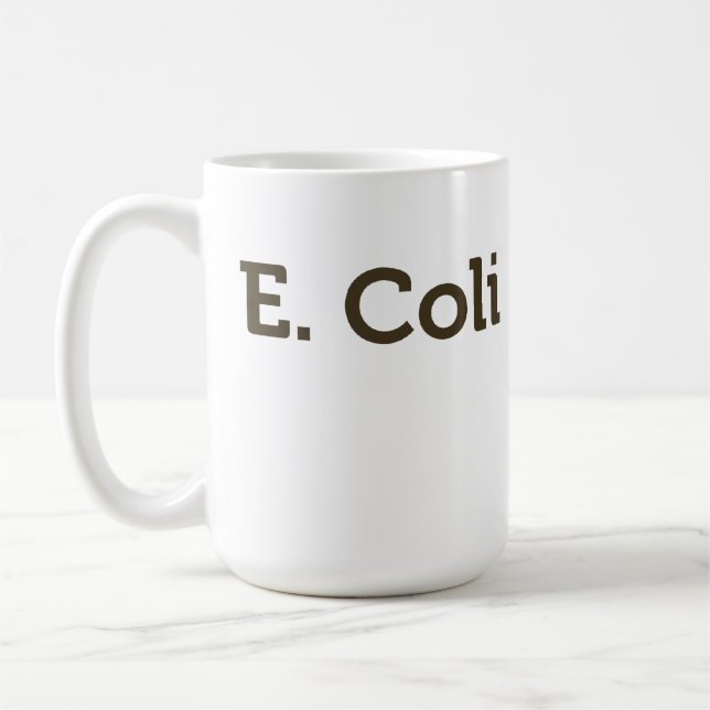 Escherichia Coli geschieht Tasse (Links)