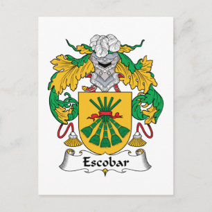 Escobar Familienwappen Postkarte