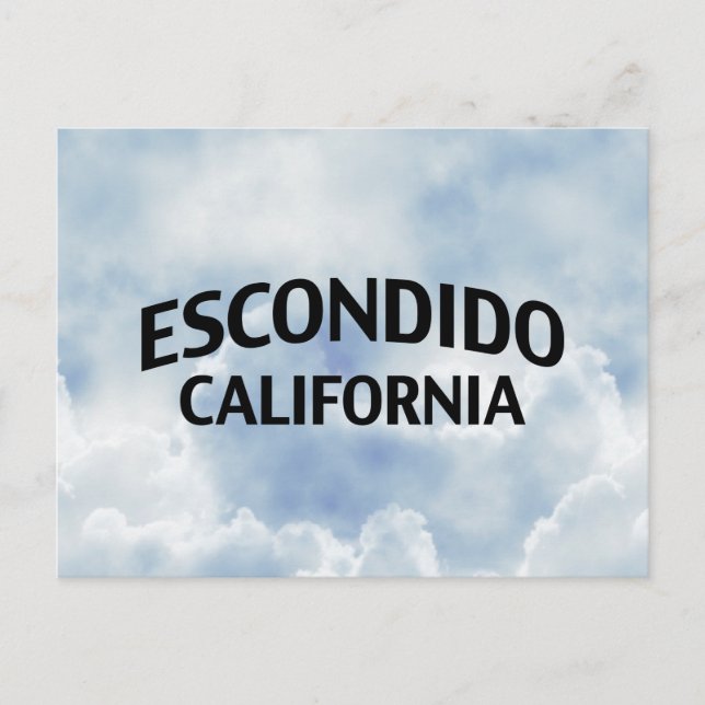 Escondido California Postkarte (Vorderseite)