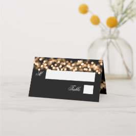 Escort Card Wedding Gold Hollywood Glam Platzkarte