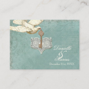Escort Table Cards, Schlüssel zu meinem Herzen, Do Platzkarte