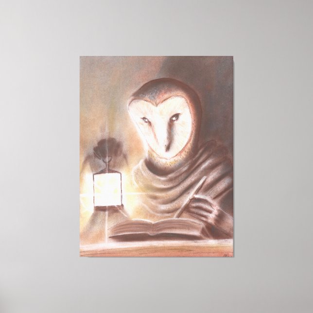 Escriba Stretched Canvas Print Leinwanddruck (Vorderseite)