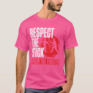 Escrima Arnis Martial Arts Respeccectic Familie T-Shirt