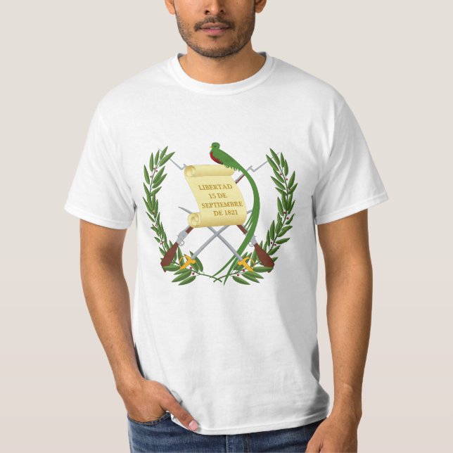 Escudo de armas de Guatemala - Wappen T-Shirt (Vorderseite)