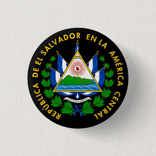 Escudo de El Salvador Button (Vorderseite)