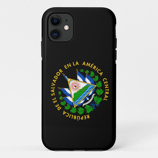 Escudo de El Salvador Case-Mate iPhone Hülle (Rückseite)