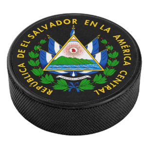 Escudo de El Salvador Eishockey Puck