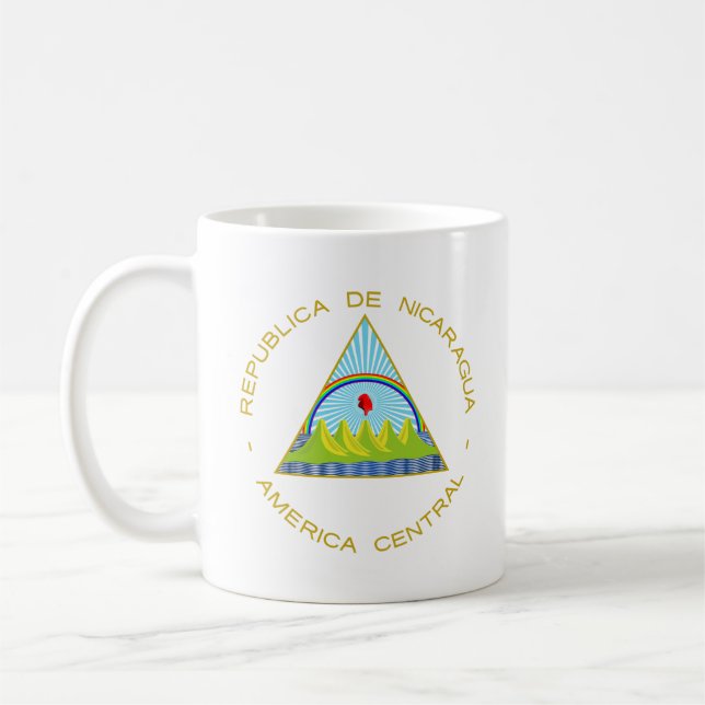 Escudo de Nicaragua Kaffeetasse (Links)