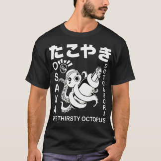 ese Takoyaki Osaka Food Hiragana Street Feinschmec T-Shirt