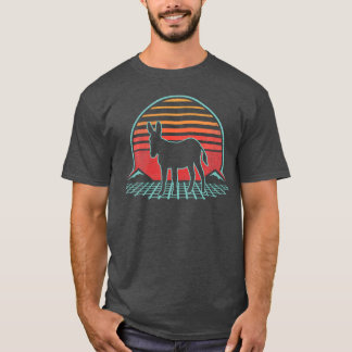 Esel 80er Tierliebhaber Freund T-Shirt