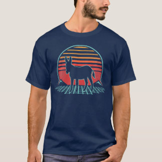 Esel 80er Tierliebhaber Freunde T-Shirt