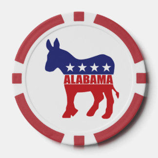 Esel Alabamas Demokrat Pokerchips