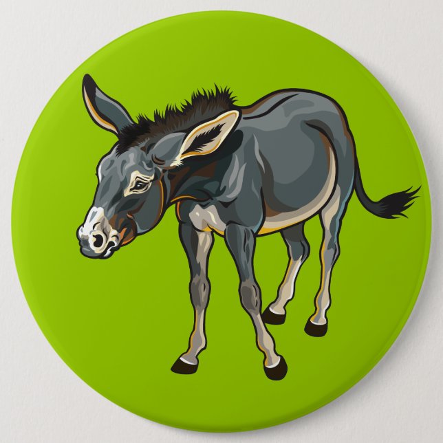 Esel Button (Vorderseite)