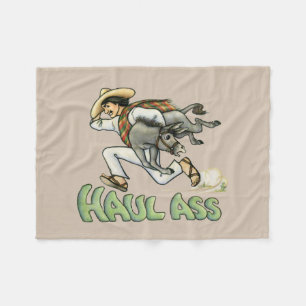 Esel-Fleece-Decke Fleecedecke