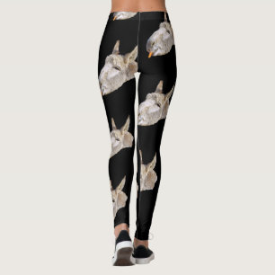 Esel genannt Karotten, schwarz Leggings
