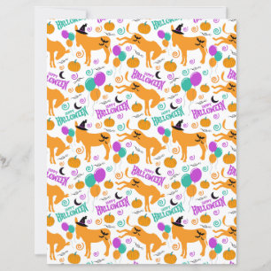Esel Halloween Scrapbook Papier