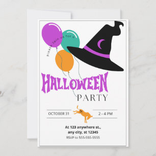 Esel-Halloweenparty-Einladung Einladung