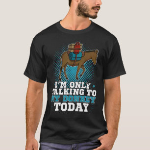 Esel Hauspferd Arten Biologe Afrika Haustier T-Shirt