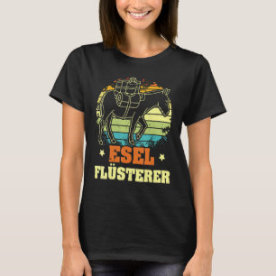 Esel Hauspferd Arten Biologe Afrika Haustier T-Shirt
