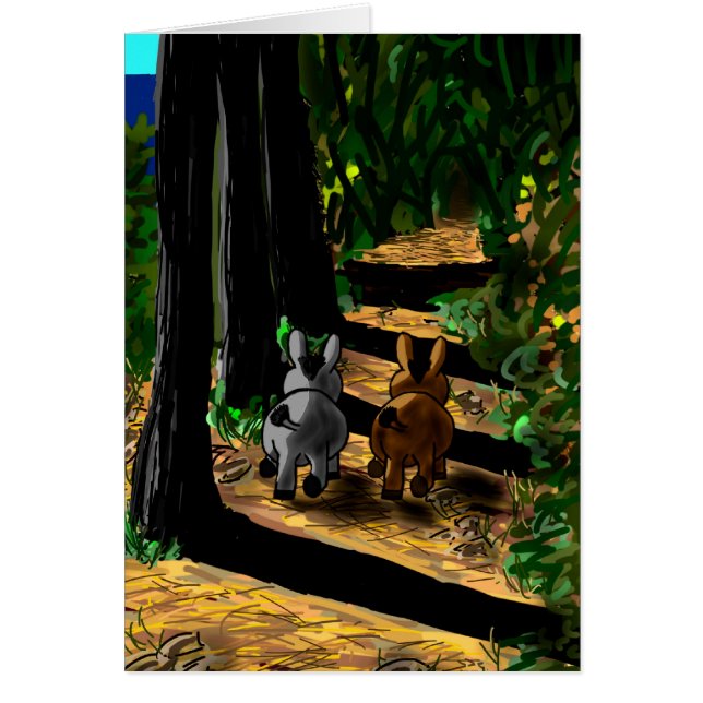 Esel im Schatten (Vorne)