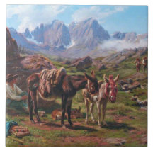 Esel in den Pyrenäen (Rosa Bonheur)