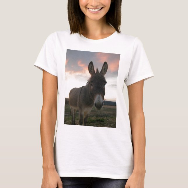 Esel-Kunst T-Shirt (Vorderseite)