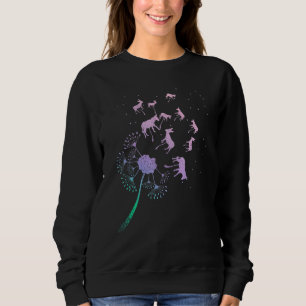 Esel Löwenzahn landwirtschaft Tier Landwirt Sweatshirt