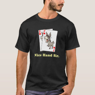 Esel-Poker für Online- und Live-Spieler 1 T-Shirt
