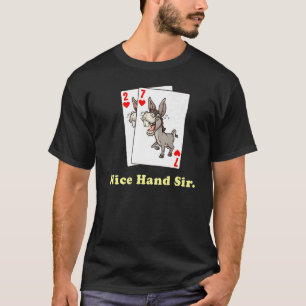 Esel-Poker für Online- und Live-Spieler 1 T-Shirt