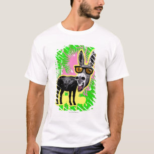 Esel-tragende Sonnenbrille T-Shirt