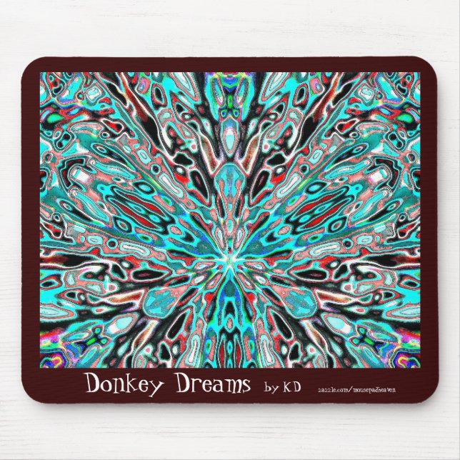 Esel-Träume durch KD Mousepad (Vorne)
