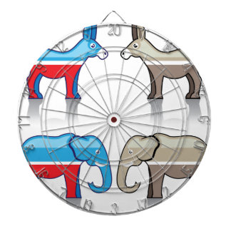 Esel-und Elefant-politische Partys Dartscheibe