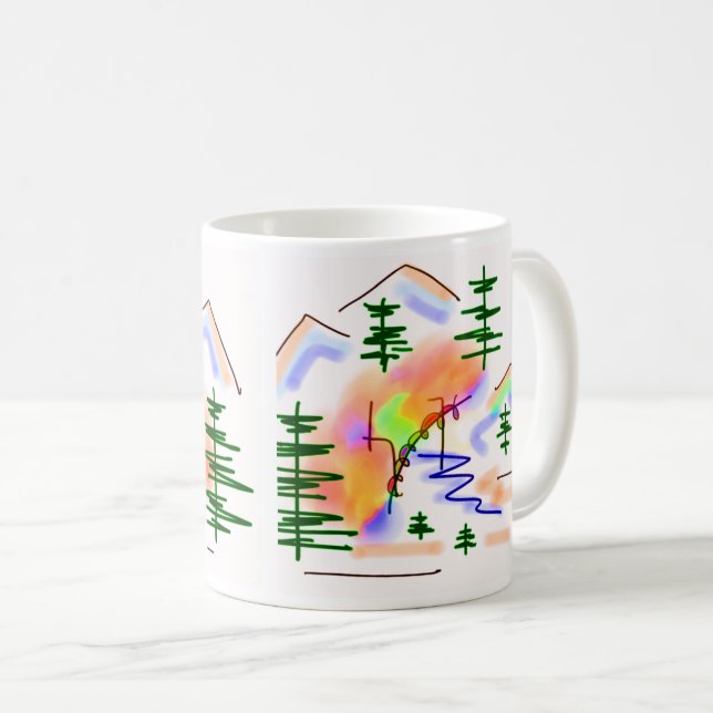 Esel und Regenbogen Tasse (VorderseiteRechts)