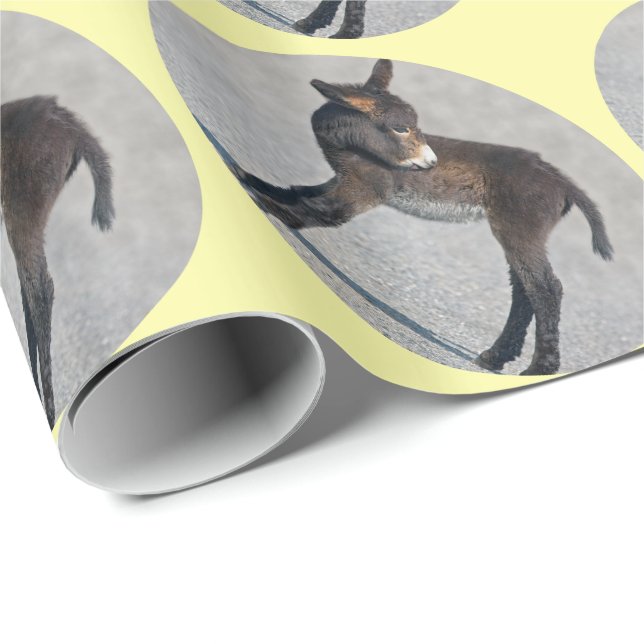 Esel-Verpackungspapier Geschenkpapier (Rolleneckpunkt)