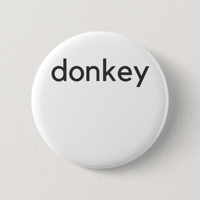 Eseldunkel Button (Vorderseite)