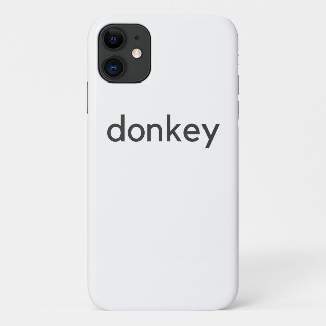 Eseldunkel Case-Mate iPhone Hülle (Rückseite)