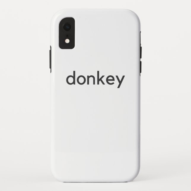 Eseldunkel Case-Mate iPhone Hülle (Rückseite)