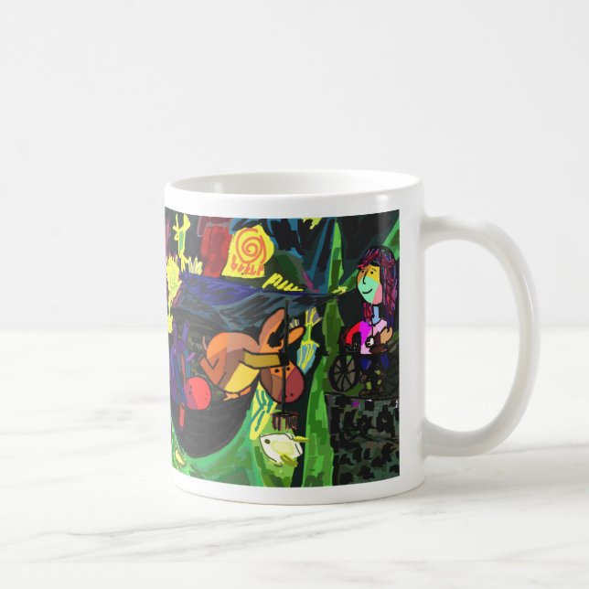 Eselfischerei Kaffeetasse (Rechts)