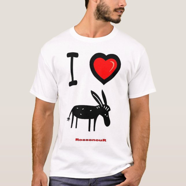 Esels des Herzens I T-Shirt (Vorderseite)