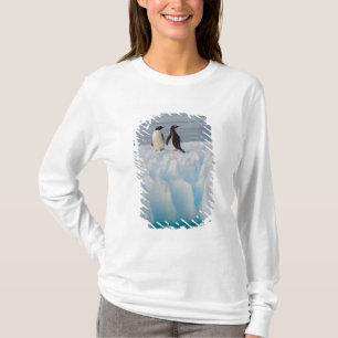 Eselspinguin, Pygoscelis Papua, auf Gletschereis T-Shirt
