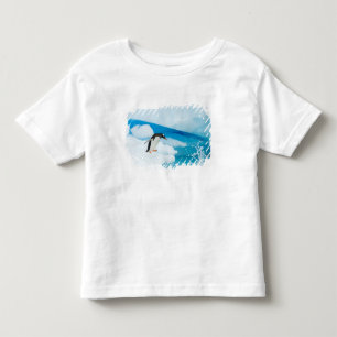 Eselspinguin, Pygoscelis Papua, springt ab Kleinkind T-shirt
