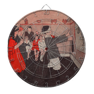 Eselsschwanz anstecken Vintage Kinder Dartscheibe