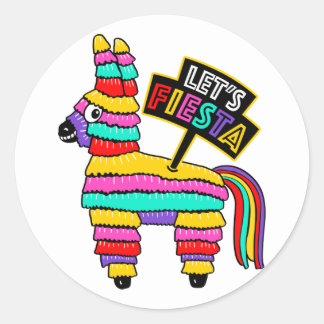 Eselsticker Runder Aufkleber