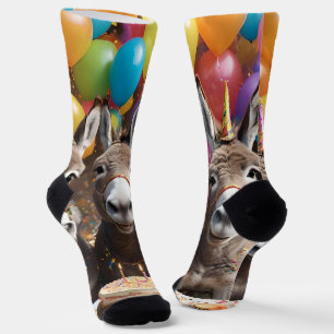 Eseltriplets feiern ihren Geburtstag, Socken