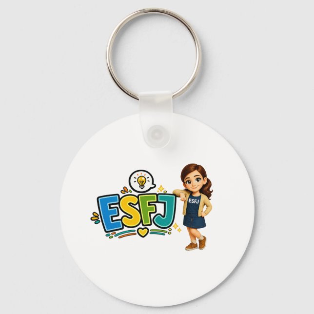 ESFJ — A Construtora de Conexões Schlüsselanhänger (Vorderseite)
